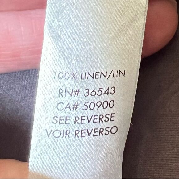 Calvin Klein linen blazer 🖤 lined 🖤 excellent condition 🖤 Size zero - Picture 5 of 7